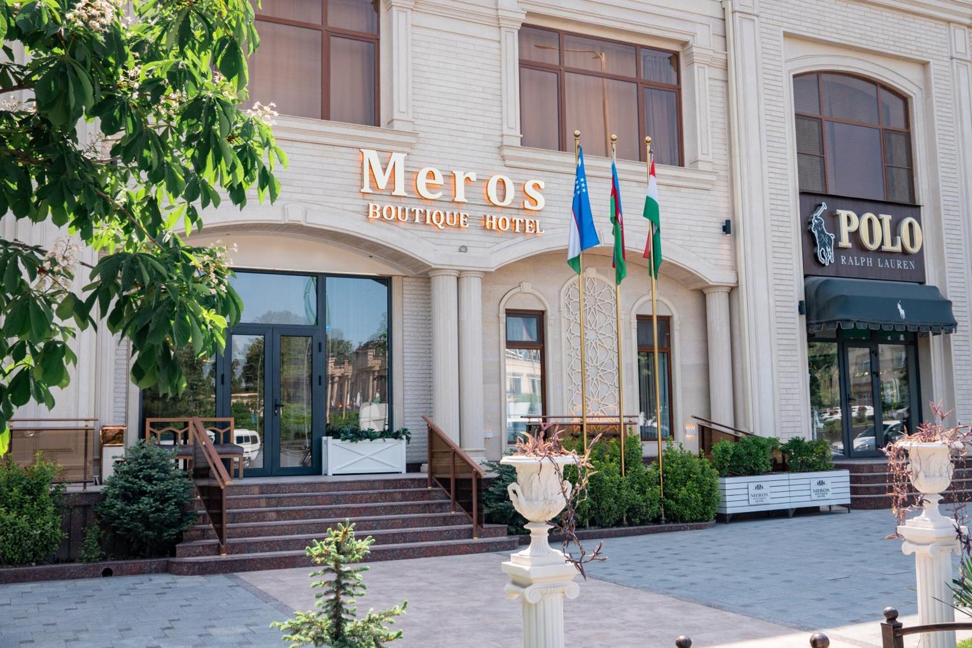 Meros Boutique Hotel Samarkand Bagian luar foto