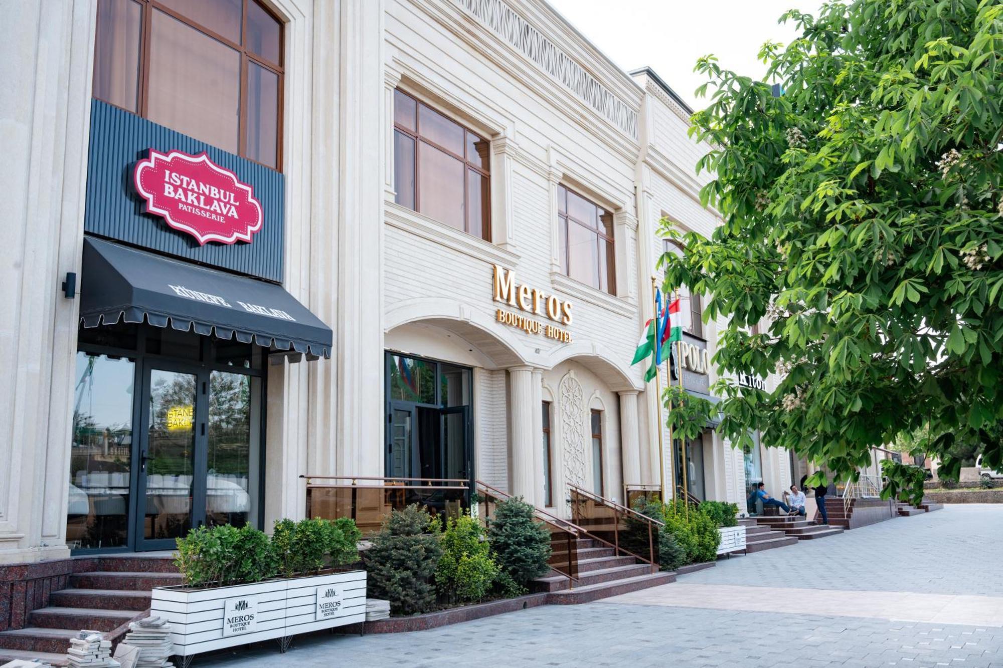 Meros Boutique Hotel Samarkand Bagian luar foto