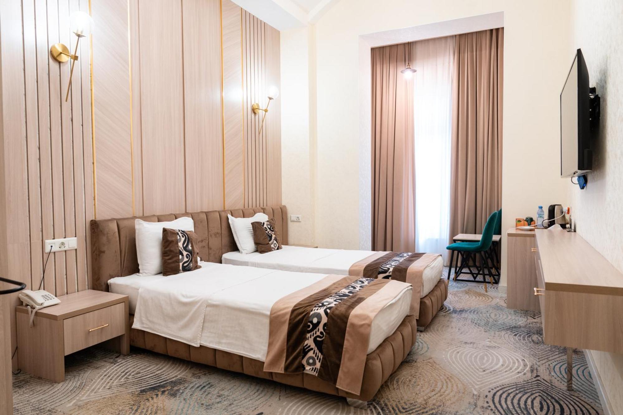 Meros Boutique Hotel Samarkand Bagian luar foto
