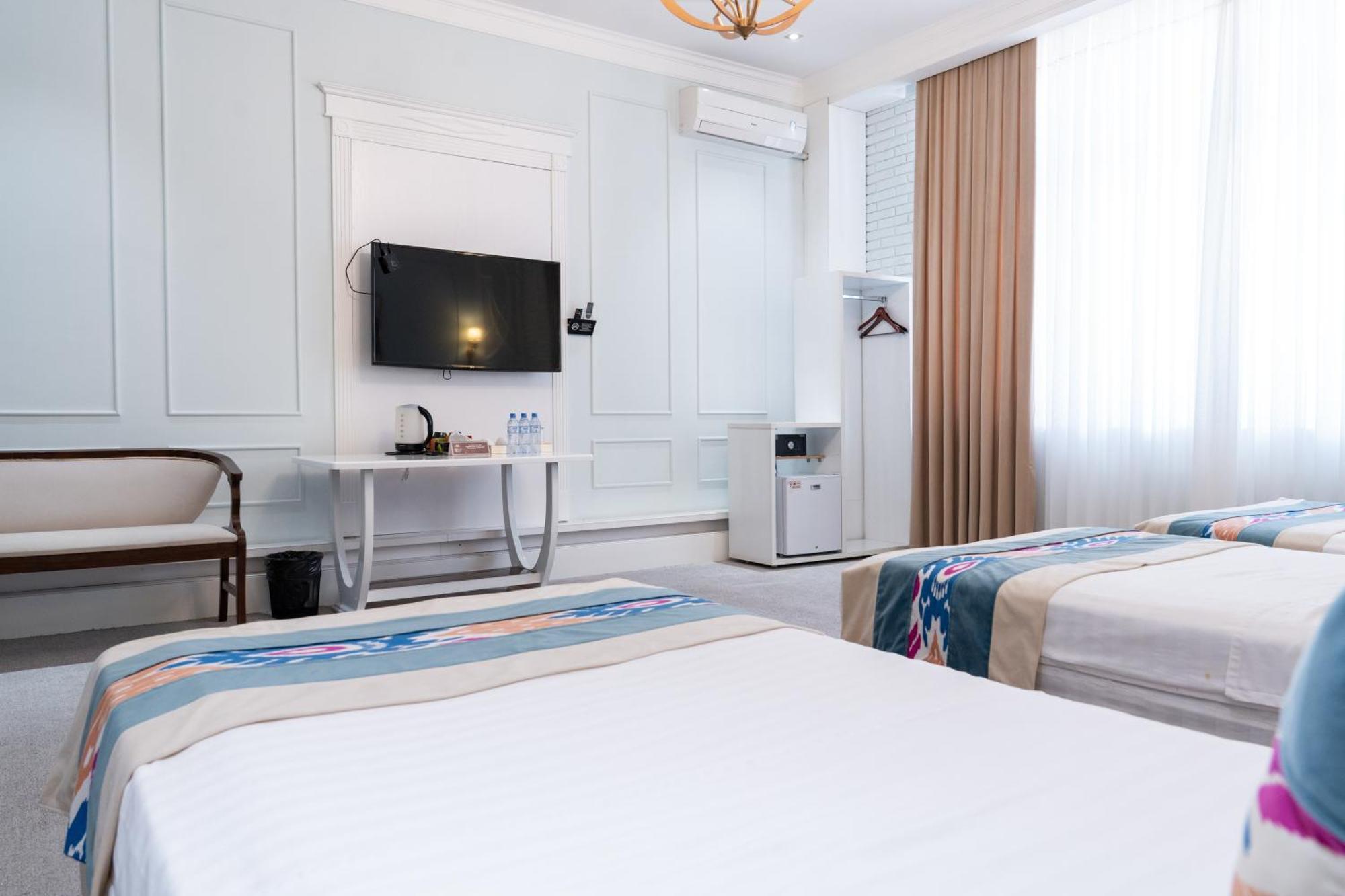 Meros Boutique Hotel Samarkand Bagian luar foto