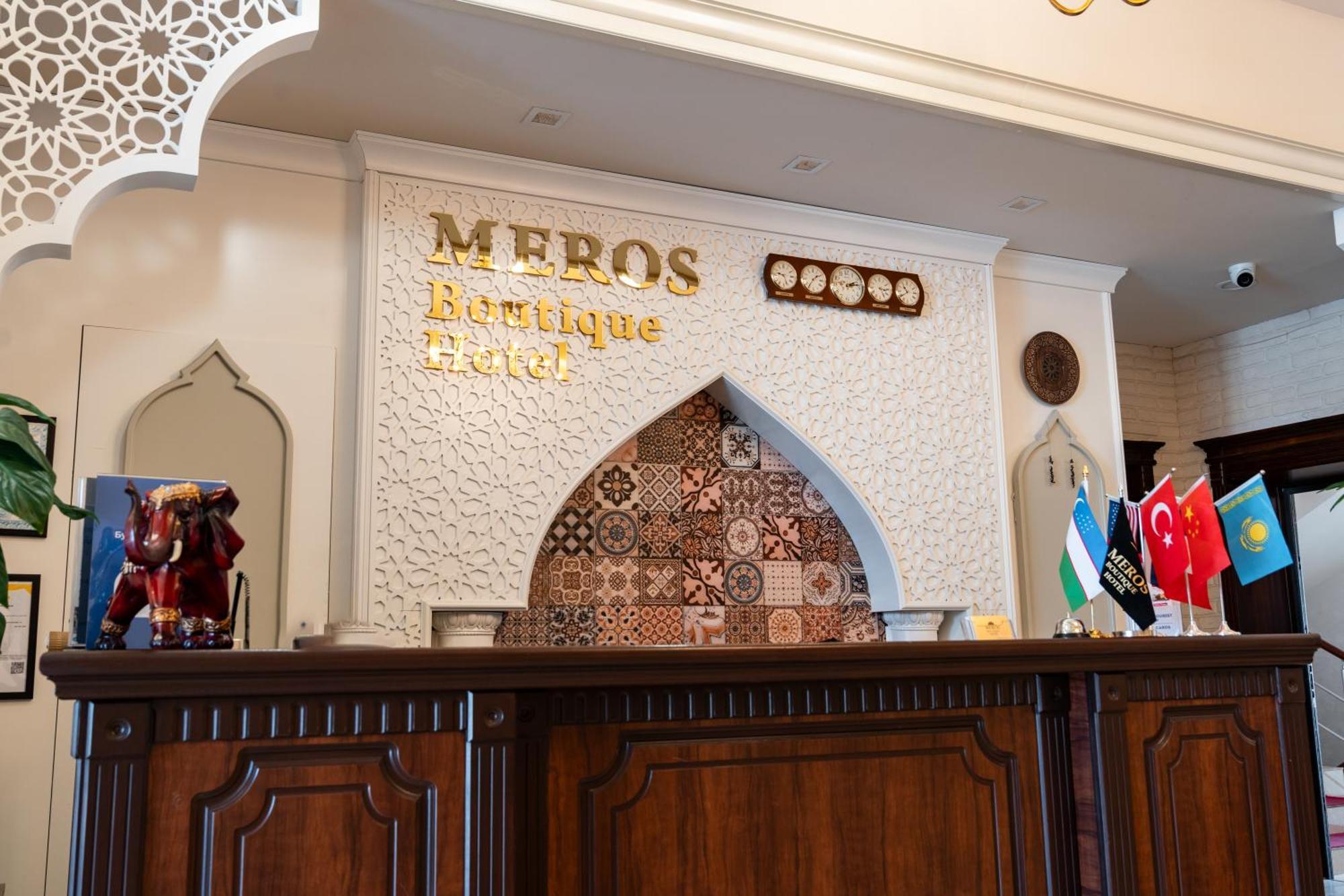 Meros Boutique Hotel Samarkand Bagian luar foto